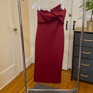 Bodycon midi evening dress. Size 4. Topshop brand. Size 4.